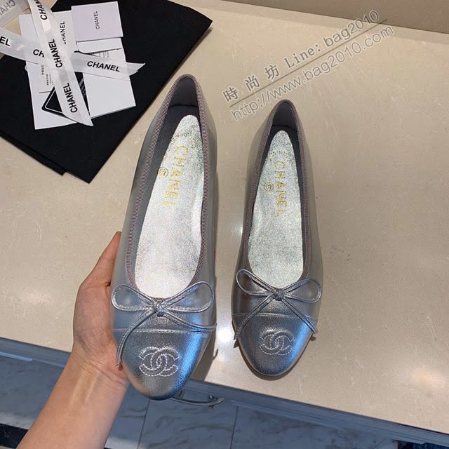 Chanel女鞋 香奈兒頂級芭蕾舞鞋 Chanel羊皮舒適平底鞋  naq1071